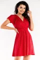Sukienka A558 red-1 8785  | 12478-Red-M