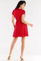Sukienka A558 red-4 8785  | 12478-Red-XL