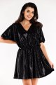 Sukienka A561 black dots-1 8786  | 12481-Black dots-ONE-SIZE