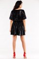 Sukienka A561 black dots-4 8786  | 12481-Black dots-ONE-SIZE