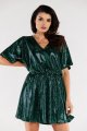 Sukienka A561 green dots-1 8788  | 12481-Green dots-ONE-SIZE
