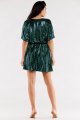 Sukienka A561 green dots-4 8788  | 12481-Green dots-ONE-SIZE