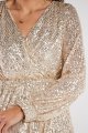 Sukienka A565 beige-5 8789  | 12485-Beige-L