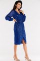 Sukienka A565 blue-5 8790  | 12485-Blue-L