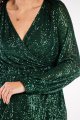 Sukienka A565 bottle green-5 8791  | 12485-Bottle green-S