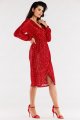 Sukienka A565 red-3 8793  | 12485-Red-S