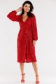 Sukienka A567 red-4 8795  | 12487-Red-L