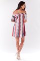 Sukienka A175 stripes-3 8798  | 125-Stripes-SM