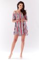 Sukienka A175 stripes-4 8798  | 125-Stripes-SM
