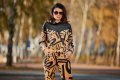 Bluza A481 beige-black pattern-16 8799  | 1019-Beige-Black pattern-SM