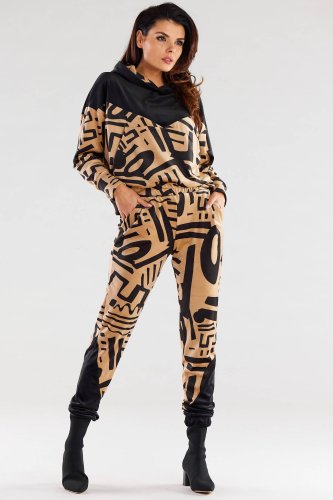 Spodnie Czarno-Złote AW482