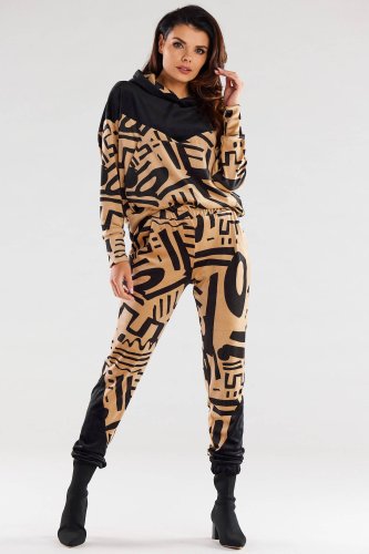 Spodnie Czarno-Złote AW482