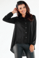 Koszula A527 black-1 8803  | 12143-Black-L