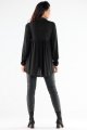 Koszula A527 black-4 8803  | 12143-Black-L