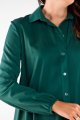 Koszula A527 bottle green-7 8804  | 12143-Bottle green-L