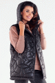 Kamizelka A539 black-2 8815  | 12155-Black-LXL
