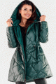 Płaszcz A540 bottle green-1 8818  | 12156-Bottle green-LXL