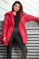 Płaszcz A540 red-1 8819  | 12156-Red-LXL