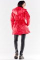 Płaszcz A540 red-6 8819  | 12156-Red-LXL