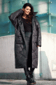 Płaszcz A541 black-1 8820  | 12157-Black-LXL