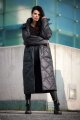 Płaszcz A541 black-2 8820  | 12157-Black-LXL