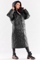 Płaszcz A541 black-5 8820  | 12157-Black-LXL