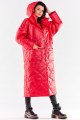 Płaszcz A541 red-3 8822  | 12157-Red-LXL