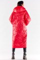 Płaszcz A541 red-4 8822  | 12157-Red-LXL