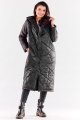Płaszcz A542 black-2 8823  | 12158-Black-LXL