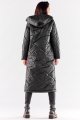 Płaszcz A542 black-4 8823  | 12158-Black-LXL