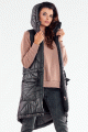 Kamizelka A543 black-1 8826  | 12159-Black-LXL