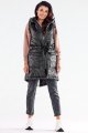 Kamizelka A543 black-4 8826  | 12159-Black-LXL