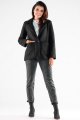 Płaszcz A545 black-2 8832  | 12161-Black-L