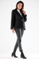 Płaszcz A545 black-3 8832  | 12161-Black-L