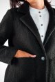 Płaszcz A545 black-5 8832  | 12161-Black-L