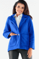 Płaszcz A545 blue-1 8833  | 12161-Blue-L