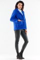 Płaszcz A545 blue-3 8833  | 12161-Blue-L