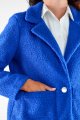 Płaszcz A545 blue-5 8833  | 12161-Blue-L