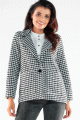 Płaszcz A545 houndstooth-4 8834  | 12161-Houndstooth-L