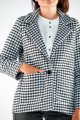 Płaszcz A545 houndstooth-7 8834  | 12161-Houndstooth-L