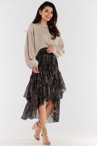 Szyfonowa spódnica maxi AW494 