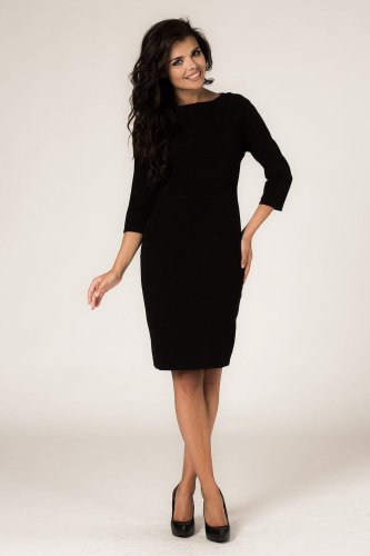 Sukienka Wizytowa Czarna Arleta