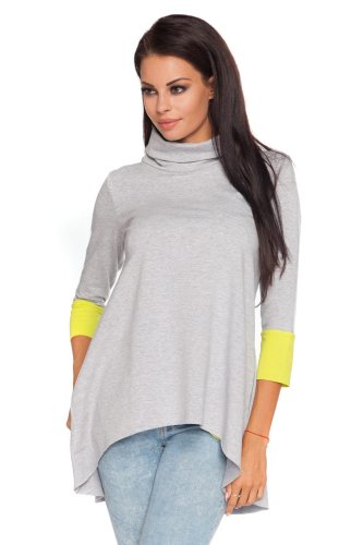 Tunika Asymetryczna Jasnoszara Justyna