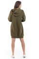 bluza, damska, khaki, długa, luźna, sportowa, online, aw212