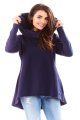 bluzy, kapturem, polskie, damskie, granatowe, sklep, online