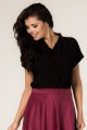 elegancka, czarna, bluzka, damska, sklep, online, biura, ismena