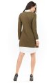sukienka, khaki, dzienna, z koszulą, biura, sklep, online, m150