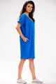 Sukienka M303 blue-3 8858  | 12815-Blue-ONE-SIZE