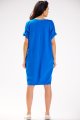 Sukienka M303 blue-4 8858  | 12815-Blue-ONE-SIZE