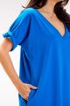 Sukienka M303 blue-5 8858  | 12815-Blue-ONE-SIZE